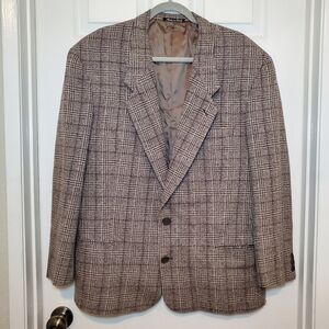 Giorgio Armani Le Collezioni Vintage Wool Cashmere Italy Sz 42 R